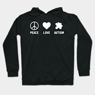 Peace Love Autism Hoodie